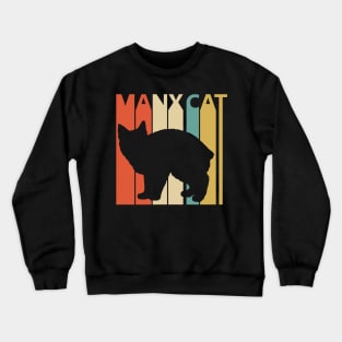 Vintage Manx Cat Cat Crewneck Sweatshirt